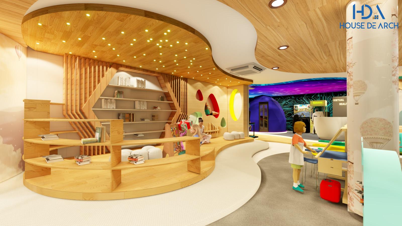 Kids cafe interior