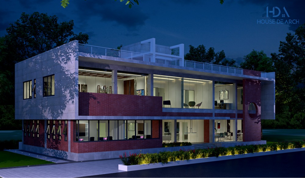 Partex factory office building