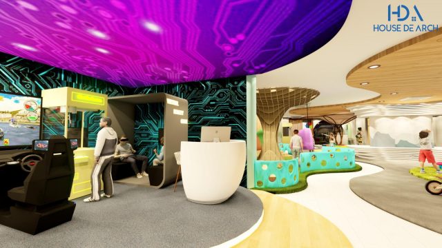 House De Arch - Kids cafe interior