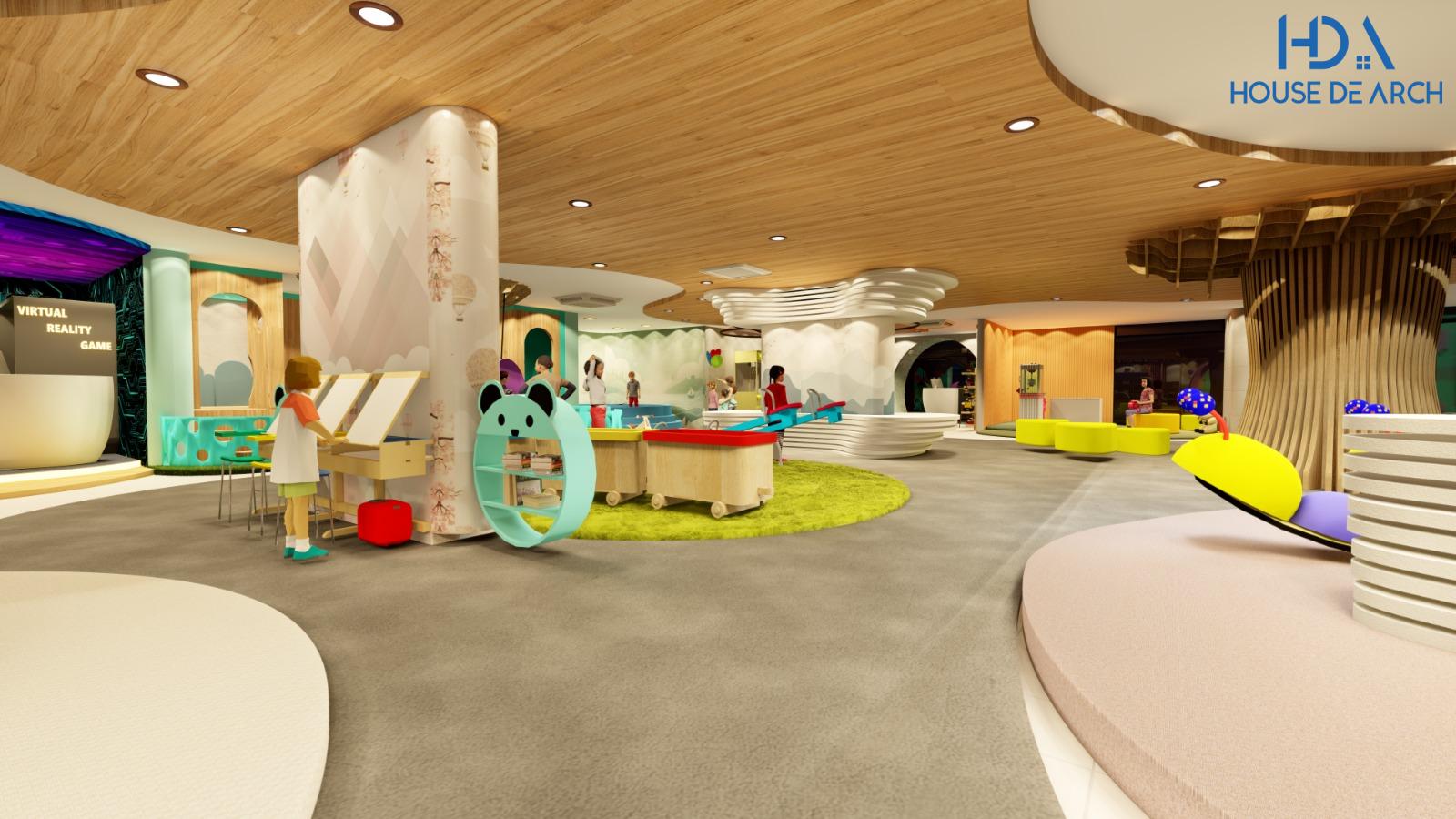 Kids cafe interior