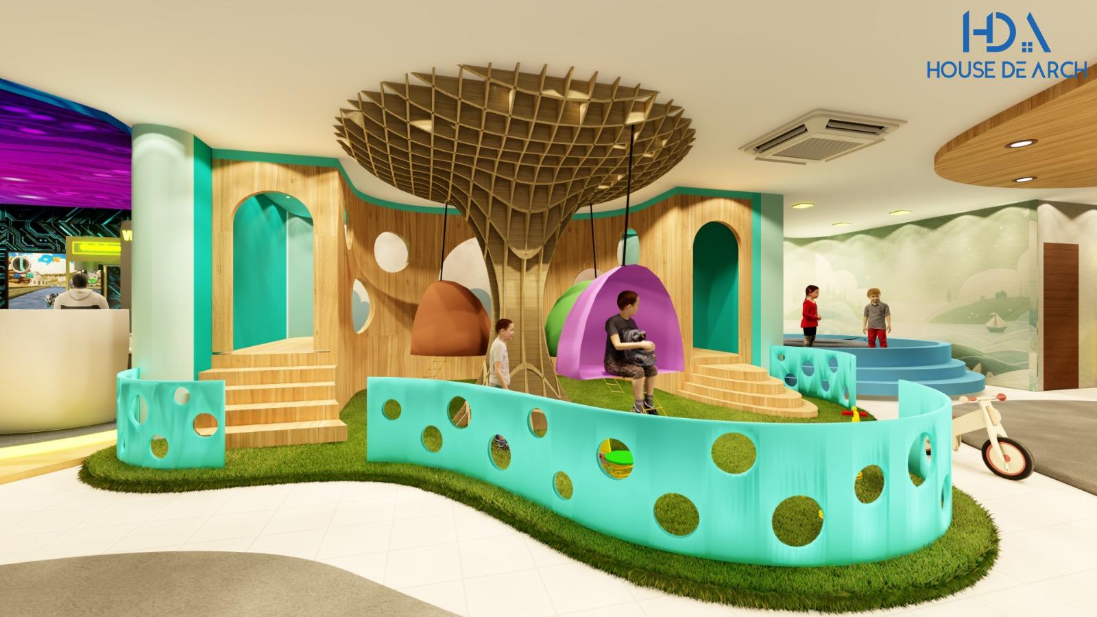 Kids cafe interior
