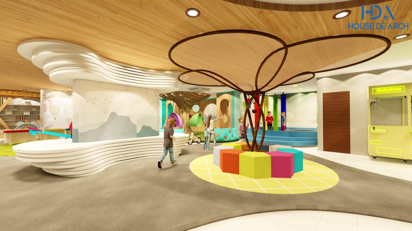 Kids cafe interior