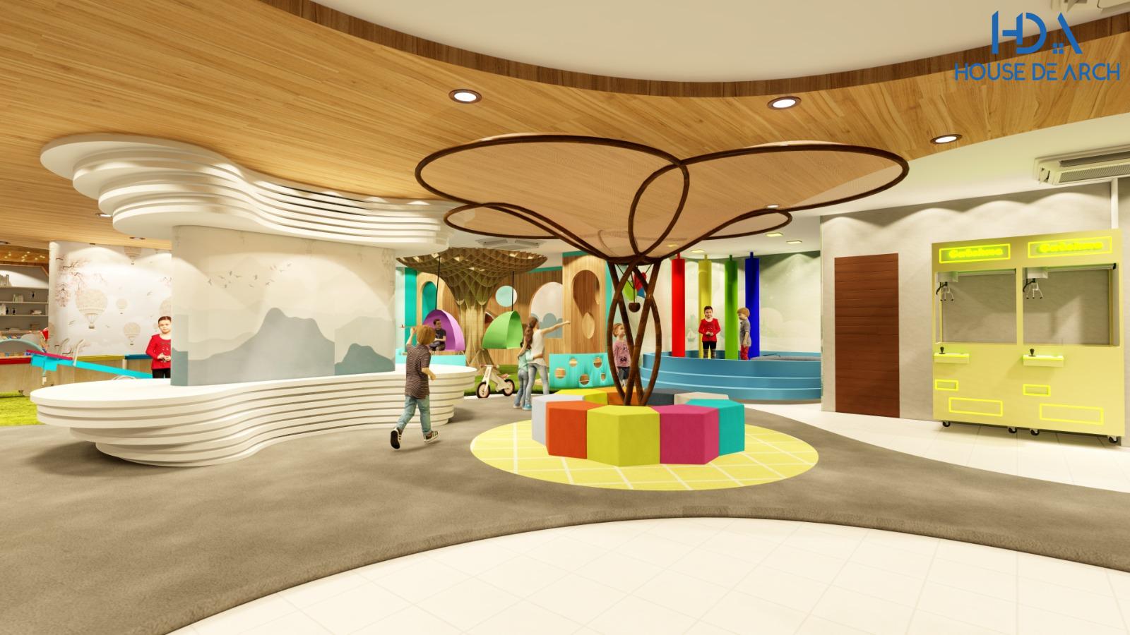 Kids cafe interior