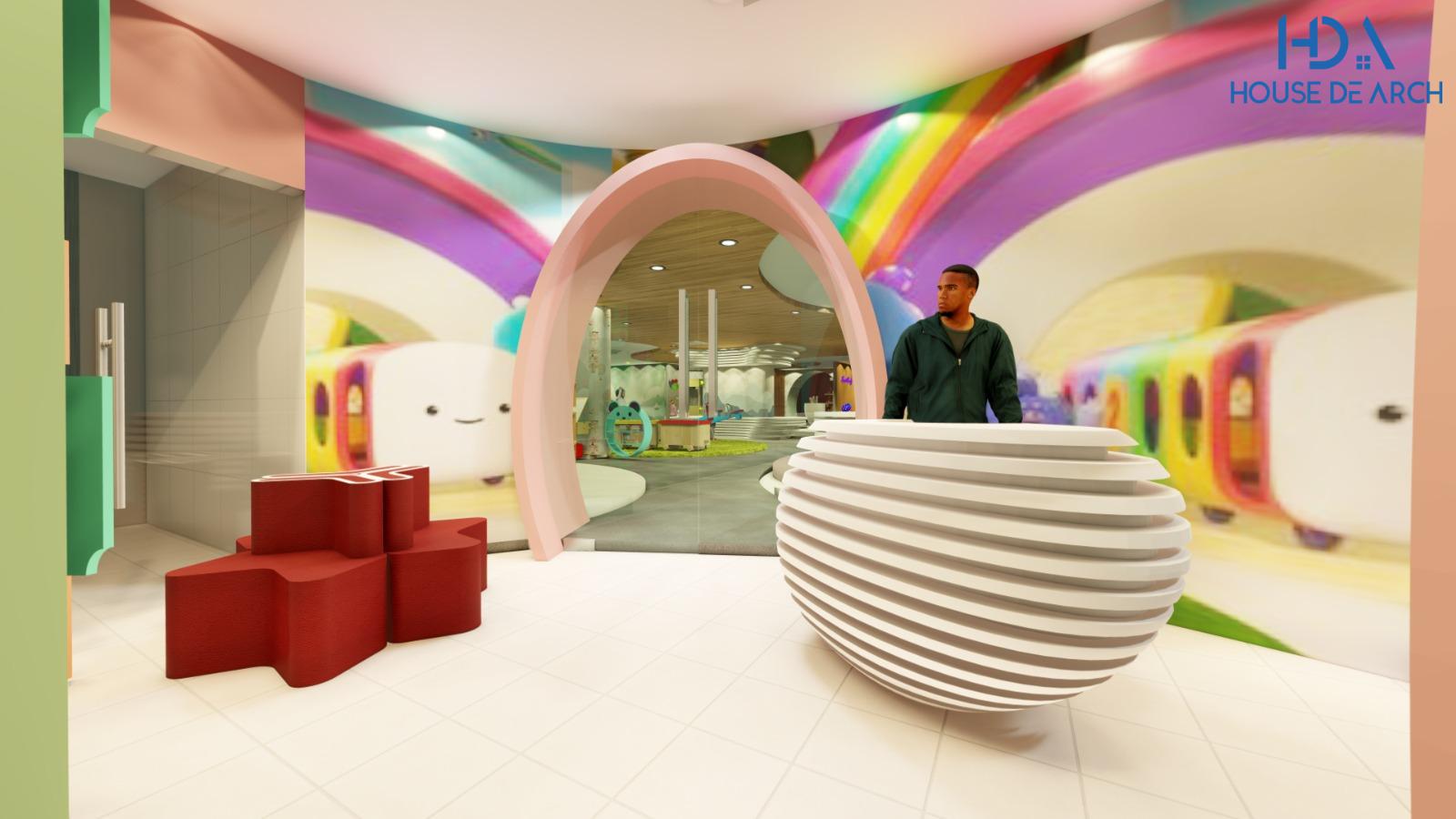 Kids cafe interior