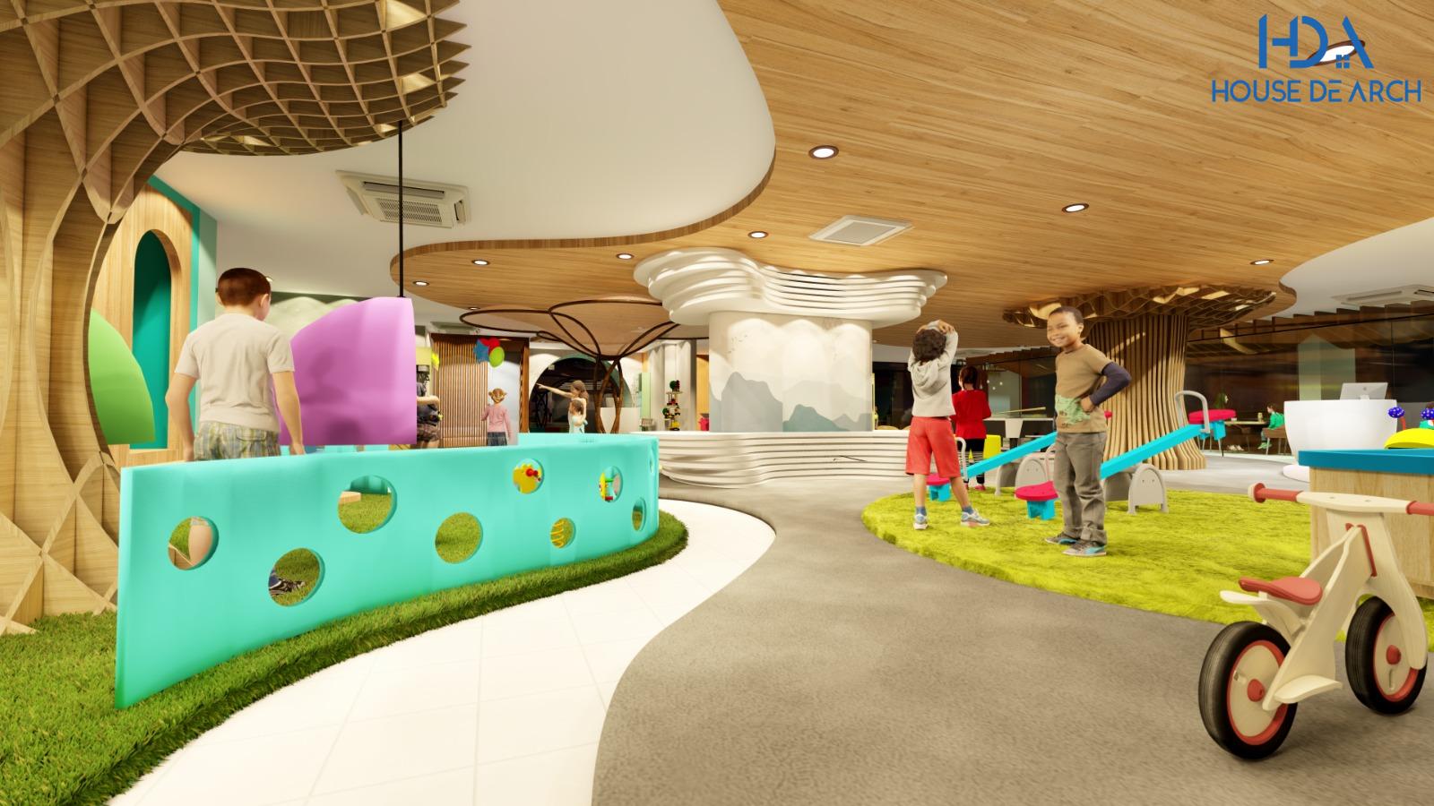 Kids cafe interior