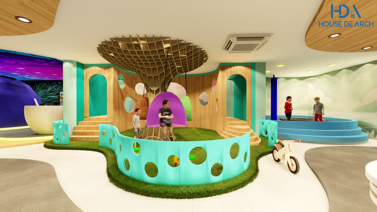 Kids cafe interior