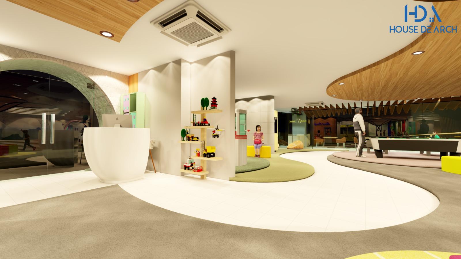 Kids cafe interior