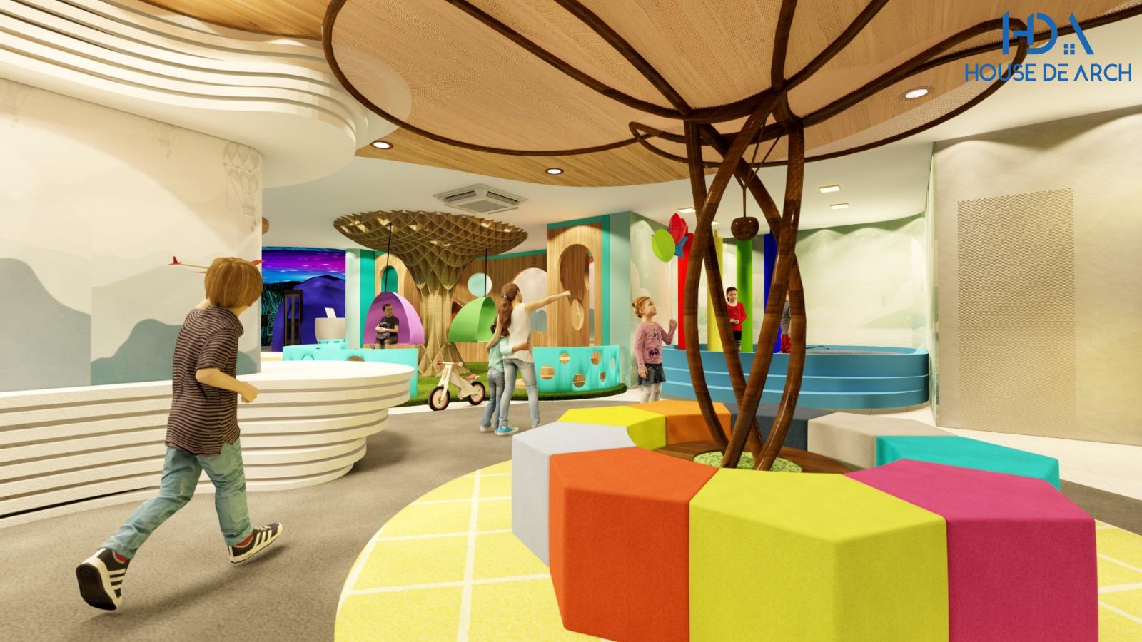 Kids cafe interior