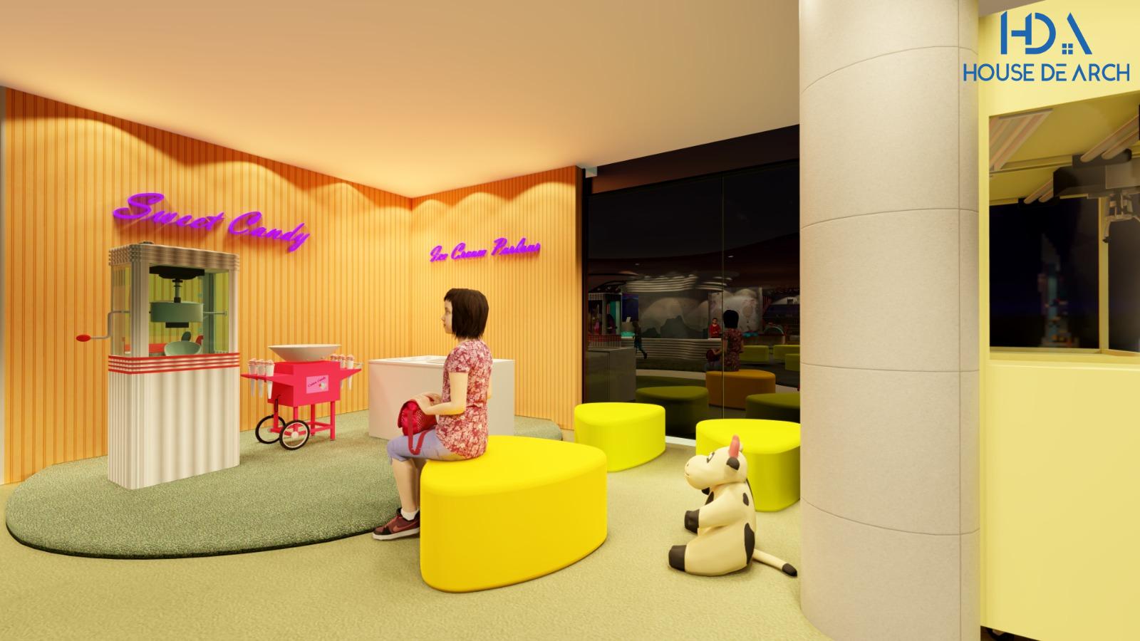 Kids cafe interior