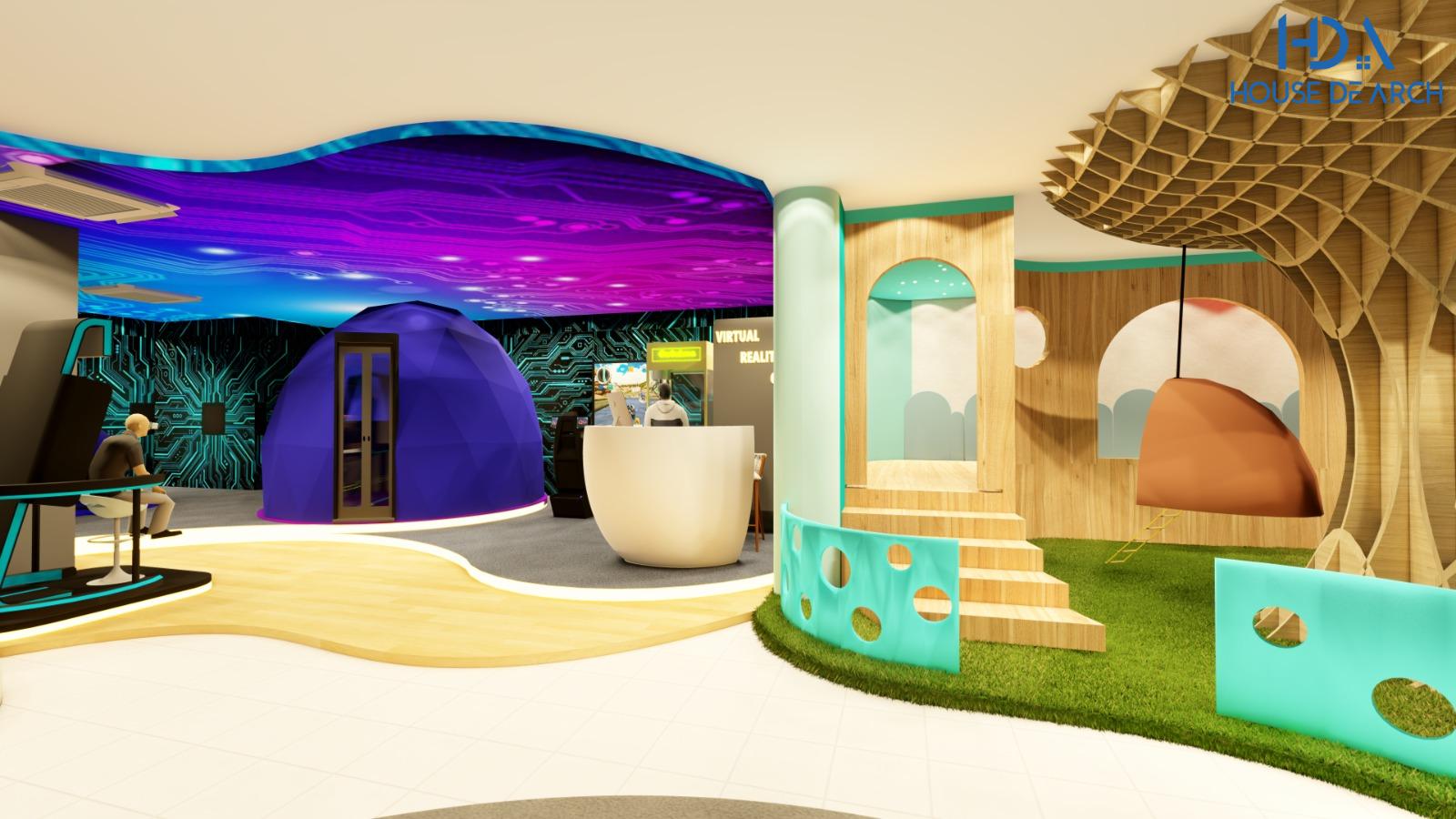 Kids cafe interior