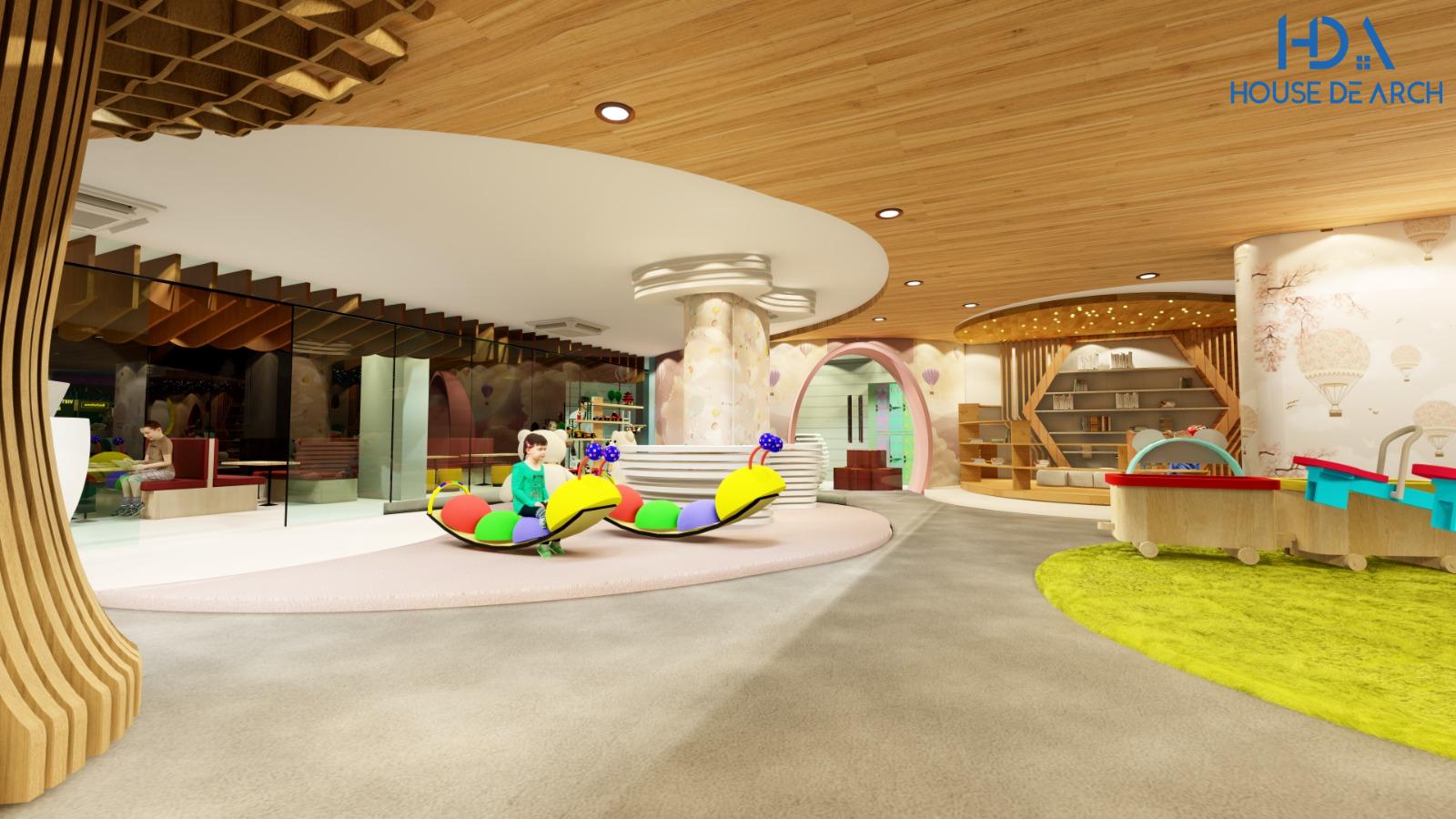 Kids cafe interior