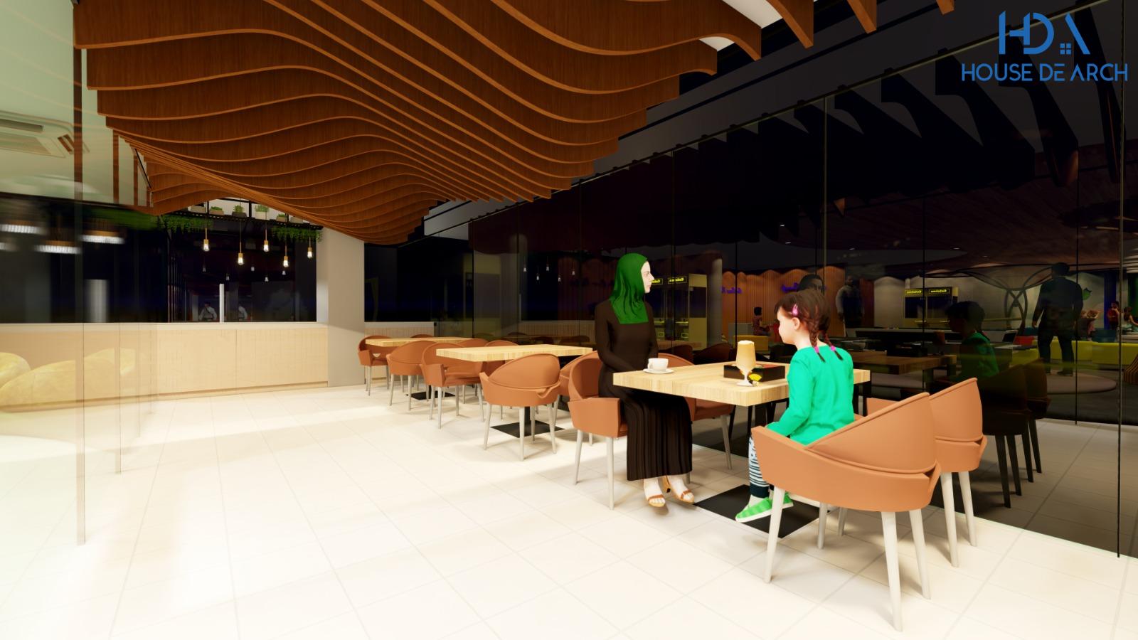 Kids cafe interior