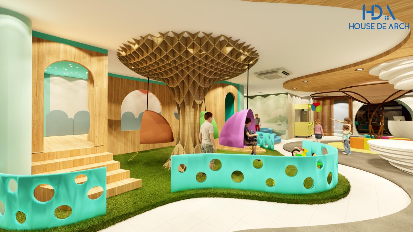 Kids cafe interior